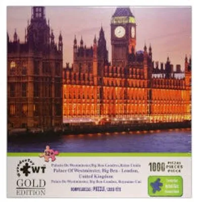 Rompecabezas Palacio de Westminster, Big Ben-Londres, Reino Unido 1000 piezas