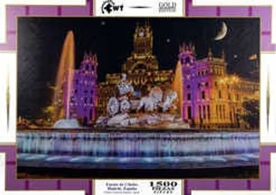 Rompecabezas Fuente de Cibeles Madrid, España 1500 piezas