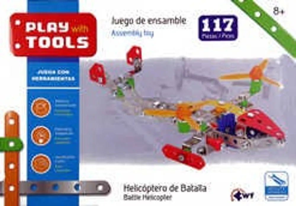 Juego de ensamble mediano Helicóptero de Batalla 117 piezas