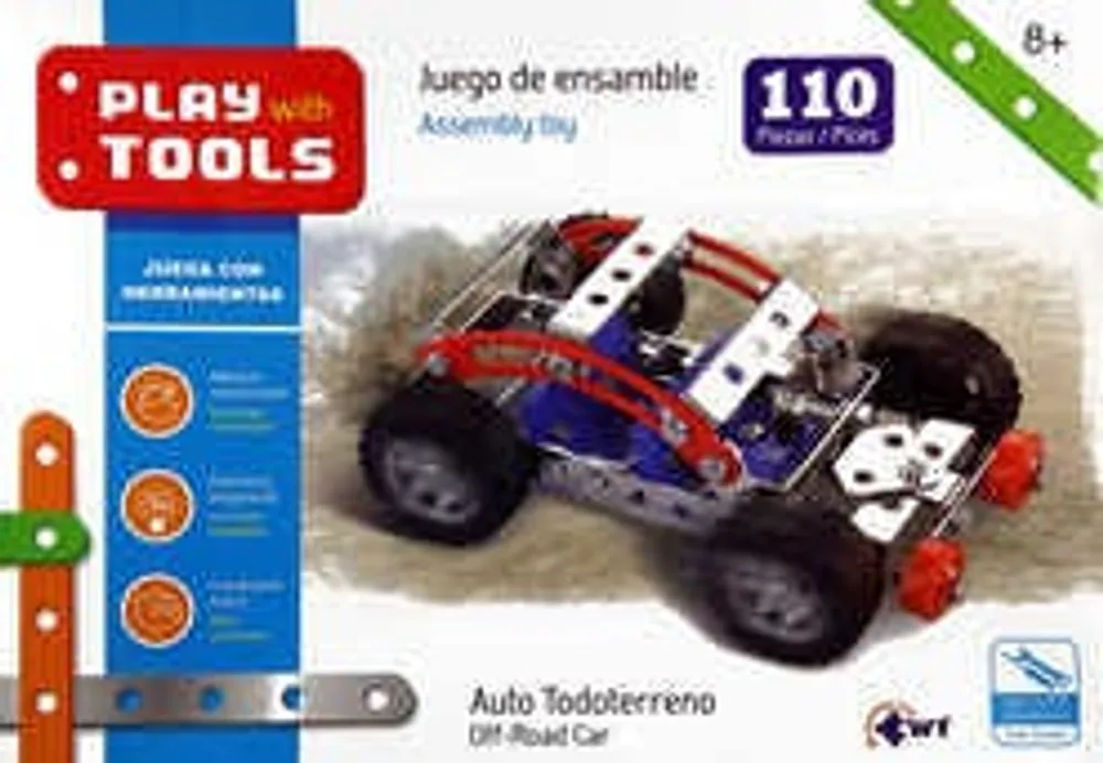 Juego de ensamble mediano Auto Todoterreno 110 piezas