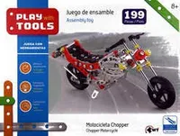 Juego de ensamble grande Motocicleta Chopper 199 piezas