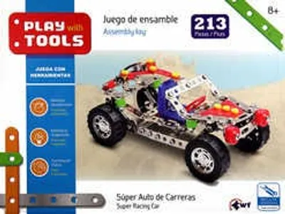 Juego de ensamble grande Súper Auto de Carreras 213 piezas