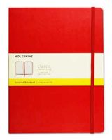 Moleskine Ruled Notebook Classic collection Roja Escarlata cuadro