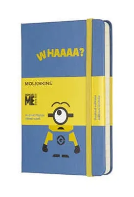 Libreta Minions bolsillo azul hoja rayada