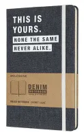 Libreta Denim grande This Yours hoja rayada