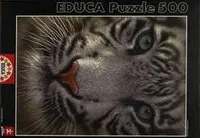 Educa puzle Tigre blanco 500 piezas