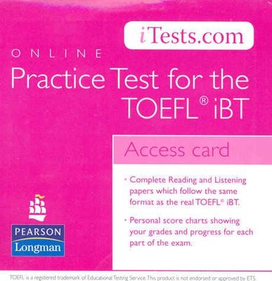 Practice Test For The Toefl Ibt Access Card