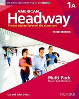 American Headway 1A Multi-Pack Student's Book + Workbook + Oxford Online Skills Program and iChecker