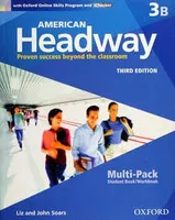 American Headway 3B Multi-Pack Student's Book + Workbook + Oxford Online Skills Program and iChecker