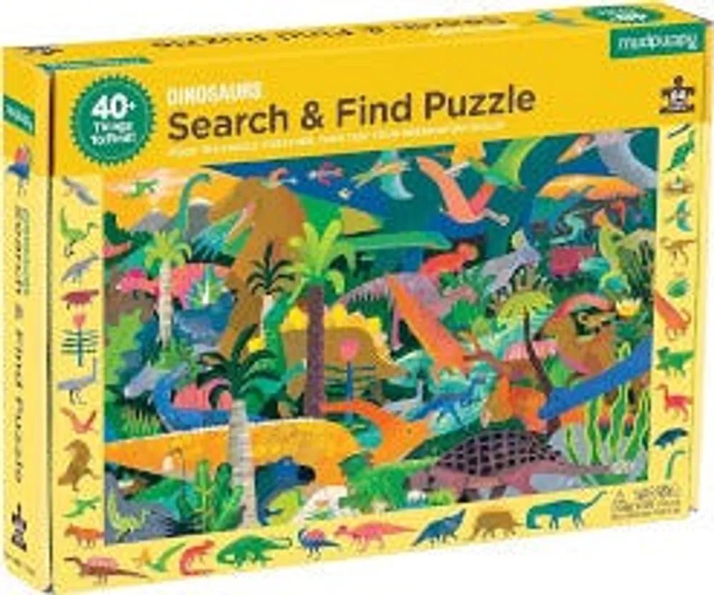 Dinosaurs search & find puzzle