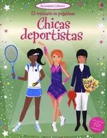 Chicas deportistas. El vestuario en pegatinas