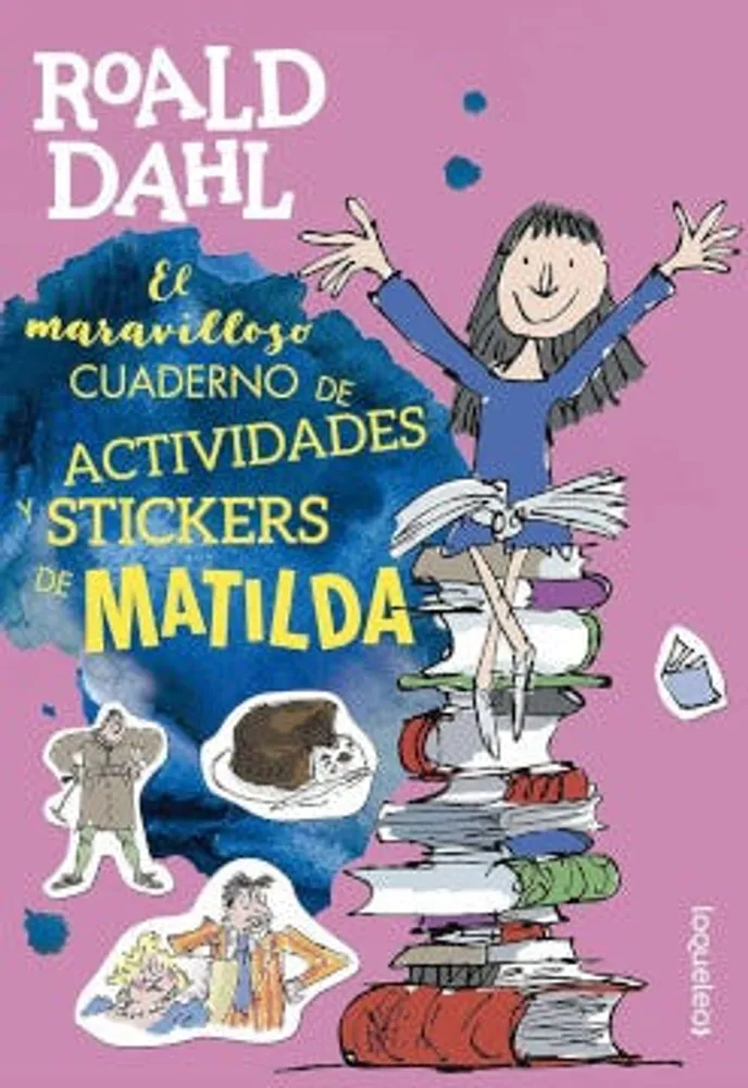 El maravilloso cuaderno de actividades y stickers de Matilda