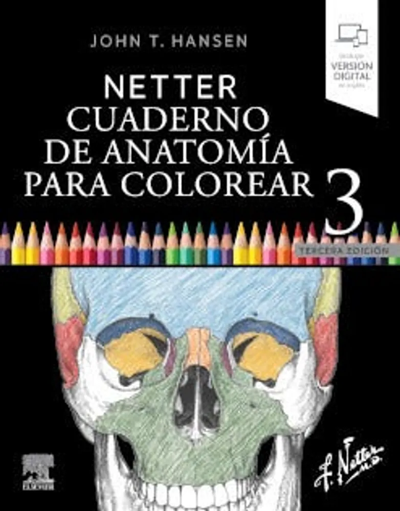 Netter Cuaderno de anatomía para colorear