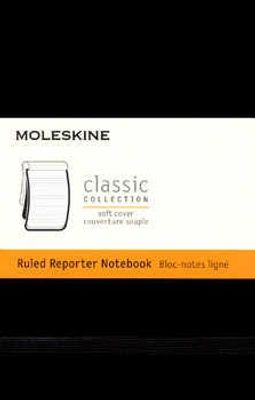Moleskine Soft Cover Legendary Notebooks Ruled Reporter