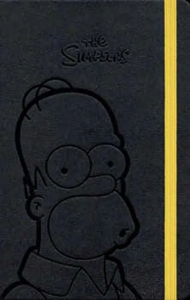 Libreta Edición Limitada los Simpson Negra Chica Interior