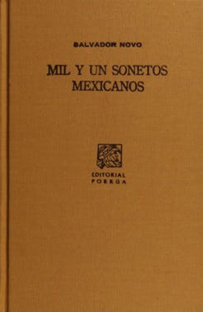 Mil y un sonetos mexicanos