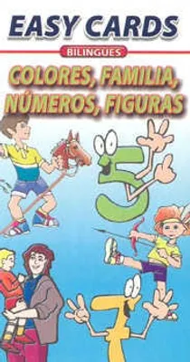 Easy Cards Bilingües • Colores, Familia, Números , Figuras, Colors, Family, Numbers, Figures