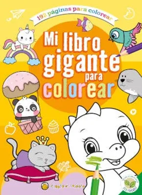 Mi libro gigante para colorear naranja 2