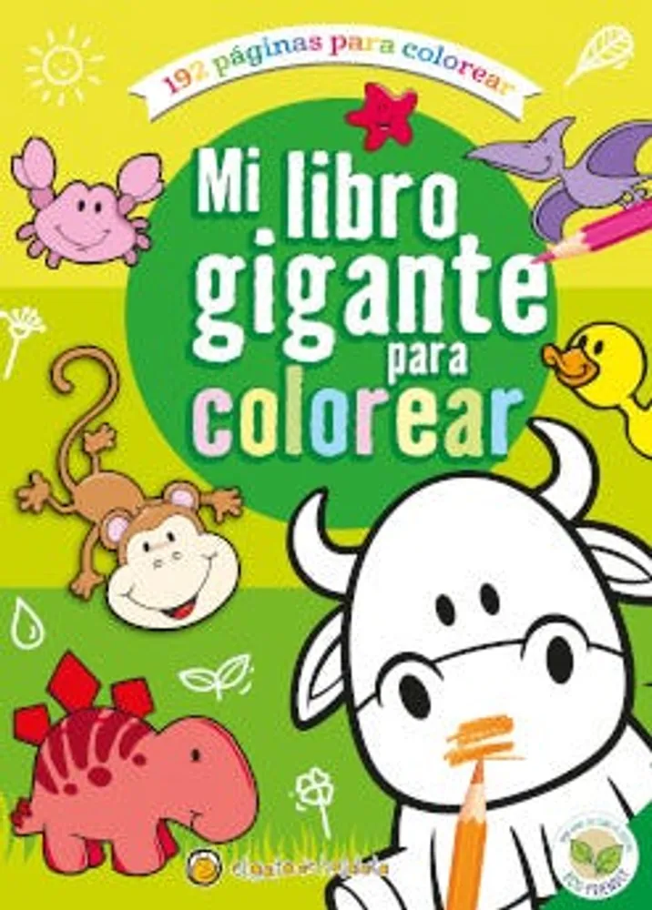 Mi libro gigante para colorear verde 2