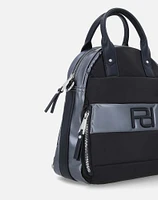Back pack en textil color negro logo Pd unisex