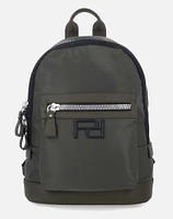 Back pack color verde en textil para Hombre