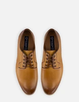 Blucher en piel napa color cuero para hombre