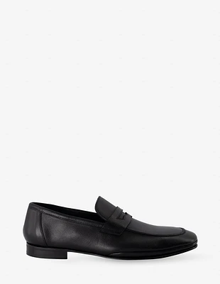 Mocasín de piel napa suaves en color negro para hombre