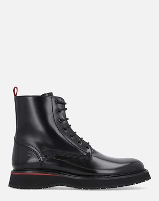 Bota de cordones negra florantic para hombre