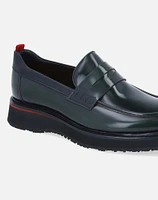 Zapato mocasín verde florantic para hombre