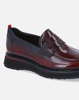 Zapato mocasín vino florantic para hombre