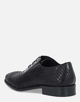 Zapato Blucher negro de fiesta para hombre