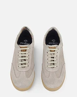 Tenis deportivo taupe de ante para hombre