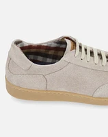 Tenis deportivo taupe de ante para hombre