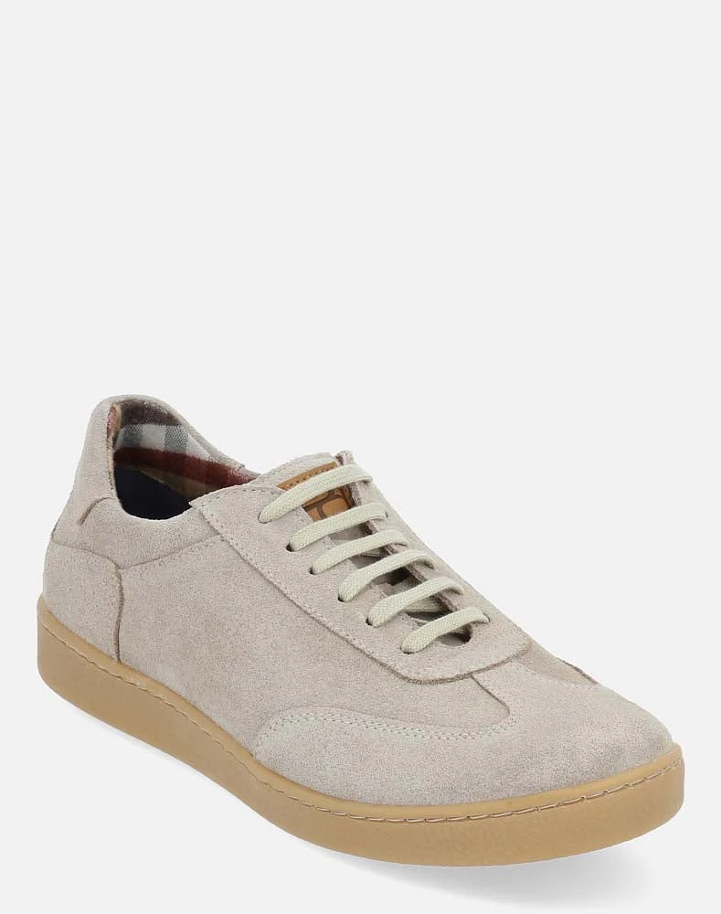 Tenis deportivo taupe de ante para hombre