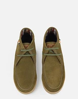 Zapato wallabee kaki de ante para hombre