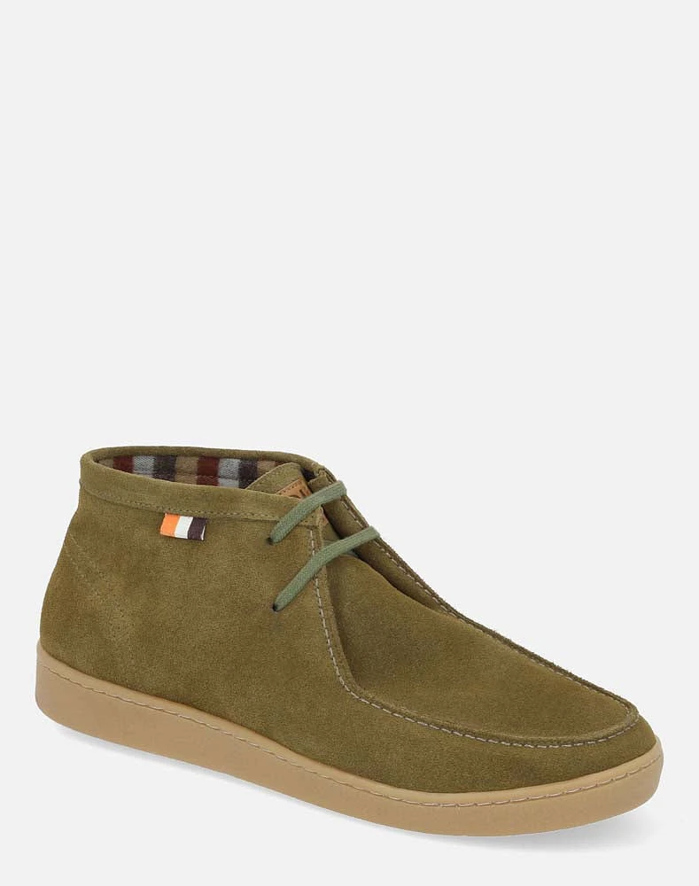 Zapato wallabee kaki de ante para hombre