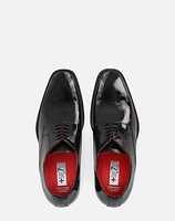 Blucher en piel de charol color negro