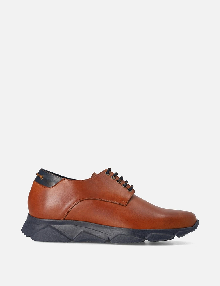 Blucher en piel napa color cuero