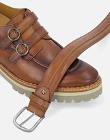 Zapato monk +SIE7E cuero para hombre