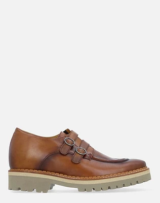 Zapato monk +SIE7E cuero para hombre