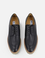 Zapato Blucher negro +SIE7E para hombre
