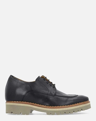 Zapato Blucher negro +SIE7E para hombre