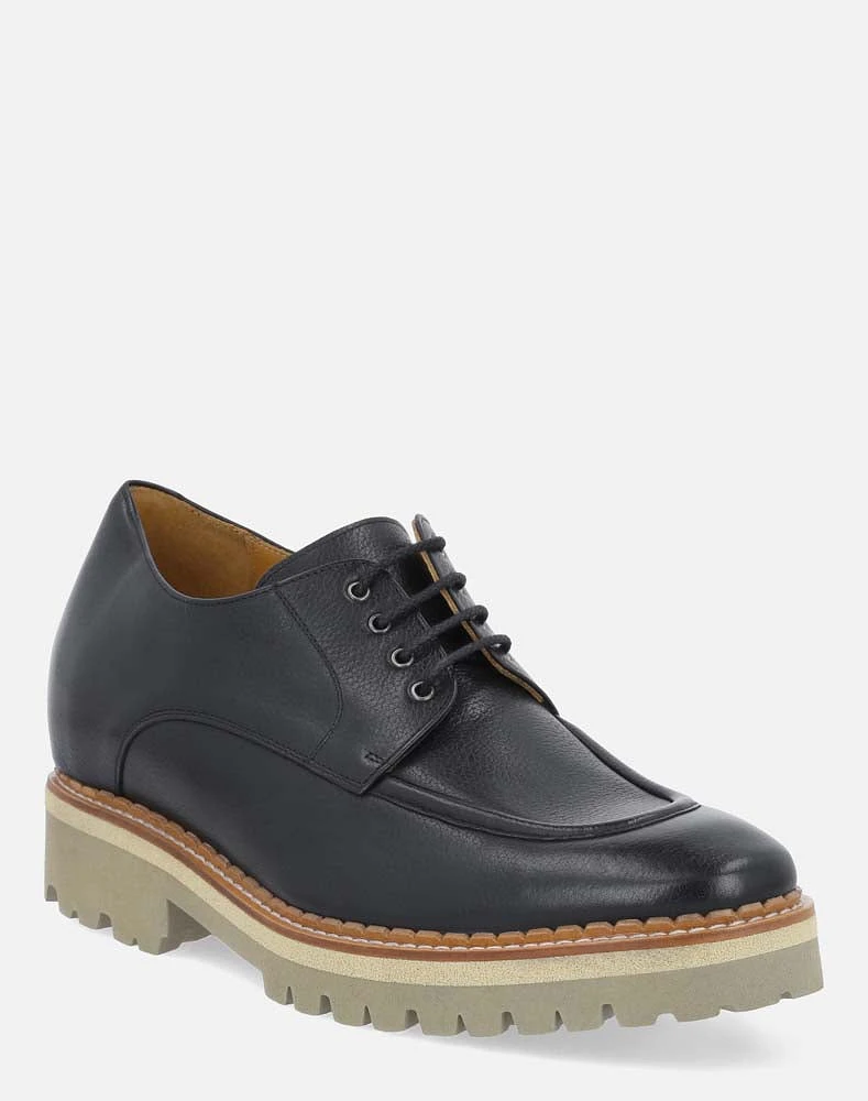 Zapato Blucher negro +SIE7E para hombre