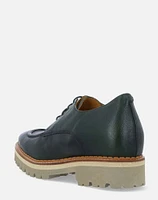 Zapato Blucher verde +SIE7E para hombre