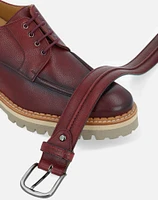 Zapato Blucher vino +SIE7E para hombre