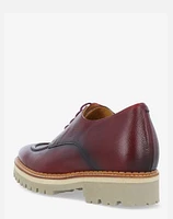 Zapato Blucher vino +SIE7E para hombre