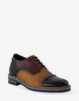 Blucher +7 en piel napa multicolor para hombre