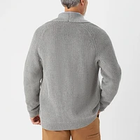 Men's Burly Retirement Shawl Collar Cardigan