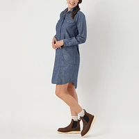 Women's Rootstock Chambray Shirt Dress