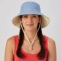 Women's Reversible Garden Bucket Hat